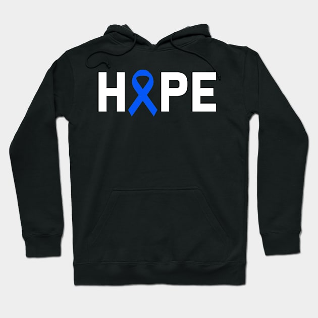 Hope Colon Cancer Awareness Zodiac Ribbon Support Gift Hoodie by followthesoul